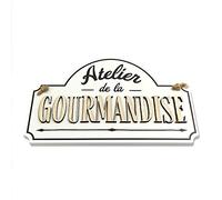 STC Plaque deco maison atelier de la gourmandise