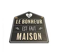 STC Plaque deco maison le bonheur est fait maison