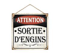 STC Plaque Metal .Sortie d engins