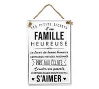 STC Plaque Metal Famille Heureuse