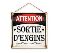 STC Plaque Metal .Sortie d engins