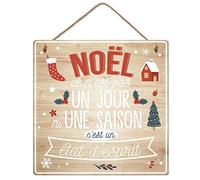 STC Plaque murale noel etat d esprit
