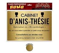 STC Plaque Professionnelle ANIS-THES