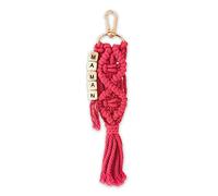 STC Porte-CLÉS MACRAMÉ Perles Lettres Maman 18CM Rouge