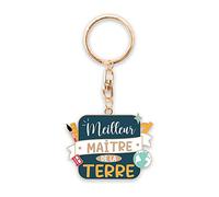 STC Porte-CLÉS Meilleur MAÎTRE DE LA Terre 9.5CM Blue