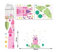 STICKER GEANT ENFANT CHATEAU DECORATION CHAMBRE ENFANT