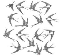 Autocollant Mural Hirondelles