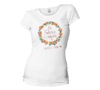 STC - T-Shirt Coton CINTRÉ EVJF Future MARIÉE Femme