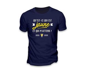 STC T-Shirt - Qu'est-ce Qui est Jaune et Qui m'attend - Taille L