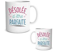 STC Tasse mug Désolée d'être Parfaite !