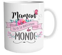 Les Trésors De Lily STC Tasse mug meilleure maman du monde - idée cadeau