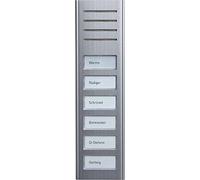 STC TCS ASX13006-0010 Audio-Außenstation, 1-reihig, Aufputz, 6 Klingeltasten, Aluminium eloxiert Natur