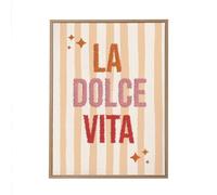 STC Toile Déco Tuftée LA DOLCE VITA 30 x 40 cm