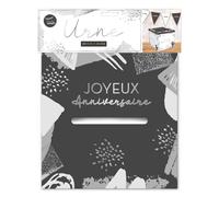 STC Urne anniversaire party argent 20 cm Multi, Boîte de stockage