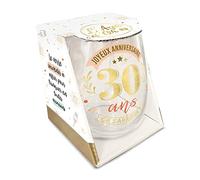 STC Verre Rond Cadeau 30 Ans