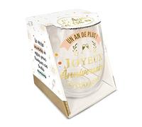STC Verre Rond Cadeau Anniversaire
