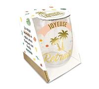 STC Verre Rond Cadeau Retraite