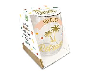 STC Verre Rond Cadeau Retraite