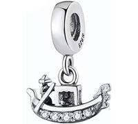 STCCNB Bracelet pour femme en forme de gondole de Venise en cristal transparent