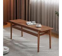 STCERY Banc De Salle À Manger en Bois, Banc pour Se Déchausser, Siège De Cuisine, Deux Styles, Support Solide, Montage Facile, pour Salon, Couloir, Chambre(Brown 1,120cm/47.2in)