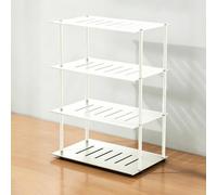 STCERY Organisateur De Routeur WiFi, Étagère De Rangement Ouverte pour Routeur, Support De Câbles Métallique À Plusieurs Niveaux, pour La Maison Et Le Bureau(White,40.5 * 33cm/15.9 * 13in)