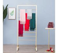 STCERY Support De Rangement pour Rouleaux De Tissu sur Pied, avec Patins Antidérapants, Présentoir Portable pour Rouleaux, pour Ranger en Toute Sécurité Films Et Papiers Peints(Gold,70cm/27.5in)