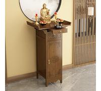 STCERY Table De Méditation avec Rangement, Table D'autel De Sanctuaire Chinois, Armoire D'autel De Bouddha, Sanctuaire Décoratif, pour Salon, Chambre À Coucher, Bureau(60cm/23.6in)