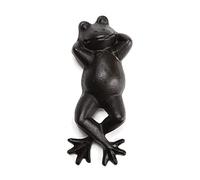 STCREE Statue décorative grenouille en fonte - Modèle animal confortable - Utilisée dans le jardin, l'architecture de paysage, le bonsaï, le bureau, la chambre à coucher - TQGJST308