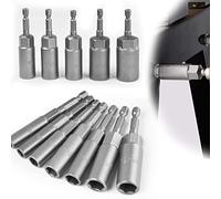 STCRERAG 12 PCS Douille Visseuse Magnétique 6-19mm Douille Visseuse à Choc en Acier Allié au Chrome Vanadium Adaptateur Hexagonal Magnétique pour Tournevis Électrique, Clé à Douille