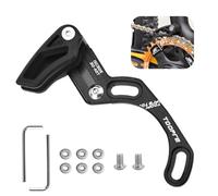 STCRERAG Guide de Chaîne Vélo en Alliage d'Aluminium Chaîne Guide Direct Mount Anti-déformation Guide de Chaîne à Montage Direct Antirouille avec Vis et Rondelles pour Vélo de Route VTT BMX Fixie