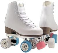 STD Skates & Wheels Stifeld Ardal Bottes de patinage artistique avec bases STD Master B-1 et roues Impact Blanc Pointure 40