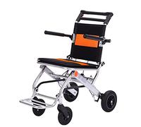 STDNERY Fauteuil Roulant Autopropulsé, Fauteuil Roulant Ultra-léger À Cadre en Aluminium À Propulsion par Accompagnateur Roues De Sport Accoudoirs Relevables for Faciliter Le Transfert