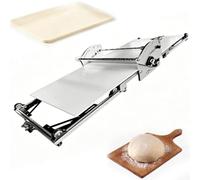 STDZQCWY Laminoir Électrique, Pliable, en Acier Inoxydable, avec Réglage Dépaisseur Progressif De 0 À 27 Mm Et Rouleau De 450 Mm De Large, pour La Production De Pâte À Croissants Et Pâtisseries.
