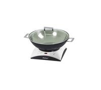 Steba Caquelon à fondue et wok IK11 S – 2 en 1, 1000 W induction, surface vitrocéramique