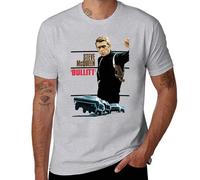 Ste*ve T-Shirt pour Homme MC%Queen Tshirt à Manches Courtes Noir T Shirt Col Rond en Coton Chemise Casual Top Tee Men
