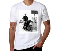 Ste*ve T-Shirt pour Homme MC%Queen Tshirt à Manches Courtes Noir T Shirt Col Rond en Coton Chemise Casual Top Tee Men