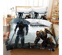 Ste-X Housse De Couette Autobot Bumblebee Et 2 Taies d'oreiller Assorties, Coton (200 x 200 cm,Style 11)