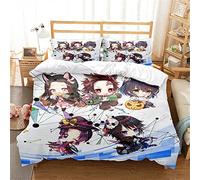 Ste-X Housse De Couette King Size Ensemble De Literie De Qualité Hôtelière Ensembles De Couette Doux Respirant 100% Poly Coton (200 x 200 cm,DS 02)