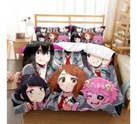 Ste-X L'ensemble De Housse De Couette My Hero Academia Comprend 2 Taies d'oreiller (220 x 240 cm,héros 06)