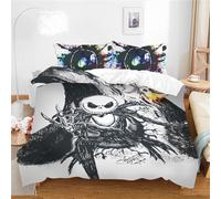 Ste-X L'Étrange Noël De Monsieur Jack - L'ensemble De Housse De Couette Comprend 2 Taies d'oreiller (140 x 200 cm,Noël 02)