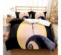 Ste-X L'Étrange Noël De Monsieur Jack - L'ensemble De Housse De Couette Comprend 2 Taies d'oreiller (220 x 240 cm,Noël 07)