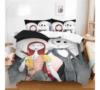 Ste-X L'Étrange Noël De Monsieur Jack - L'ensemble De Housse De Couette Comprend 2 Taies d'oreiller (220 x 240 cm,Noël 03)