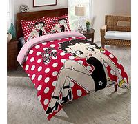 Ste-X Literie 200X200 Parure Housse De Couette Et 2 Taies d'oreiller 80x80cm, Parure De Lit 3 Pièces Doux Moelleux avec Fermeture Éclair (Mignon 02,200 x 200 cm)