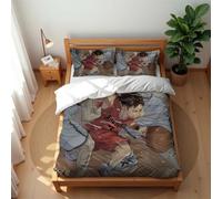 Ste-X Parure De Lit 3 Pièces Slam Dunk Anti-acariens Et Respirante Qualité Hôtelière avec 2 Taies d'oreiller (Garniture Non Incluse) (220x240cm,Dunk 02)