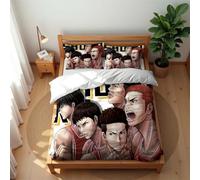 Ste-X Parure De Lit 3 Pièces Slam Dunk Anti-acariens Et Respirante Qualité Hôtelière avec 2 Taies d'oreiller (Garniture Non Incluse) (140x200cm,Dunk 03)