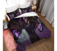 Ste-X Parure De Lit d'hiver King of Glory avec Housse De Couette Et 2 Taies d'oreiller 50 X 75 Cm Douce Et Confortable en Microfibre Idéale pour Les Hôtels Et Les Familles (220x240cm,KOG 05)