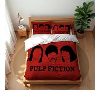 Ste-X Parure De Lit Premium pour Dortoir Motif Pulp Fiction Housse De Couette Douce Anti-acariens Idéale pour Les Étudiants Et Les Familles (220x240cm,Motif 04)