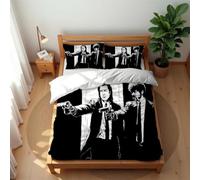 Ste-X Parure De Lit Premium pour Dortoir Motif Pulp Fiction Housse De Couette Douce Anti-acariens Idéale pour Les Étudiants Et Les Familles (220x240cm,Motif 03)