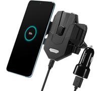 Steadiboost Chargeur Sans Fil Voiture 10W Certifié Qi Support Chargeur Allume Cigare Inclus Compatible Avec Iphone 12 Mini Pro Max Se 2020 11 Pro Max Xr Xs Galaxy S20 S10 Note 20 Ultra Et Plus