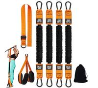 Steadilty Pull Up Band, Briskrhythm Pull Up Bands, Heavy-Duty Resistance Band for Solo Training, with Feet/Knee Rest and 2-4 Assistance Bands, Height Adjustable (300Lbs,No Handle)